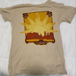 Small tan shirt
